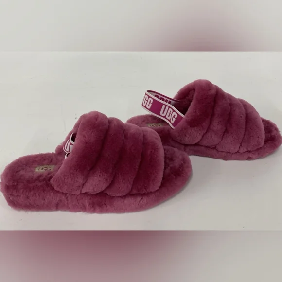 UGG Fluff Yeah Flatform Slide Sandals Size 8 Like New MSRP $110 - Picture 5 of 8